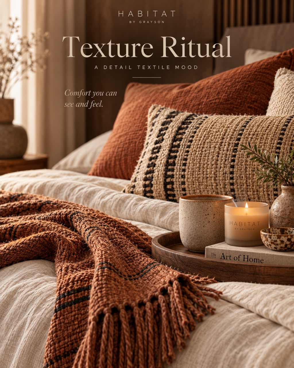 Textures, layered with intention